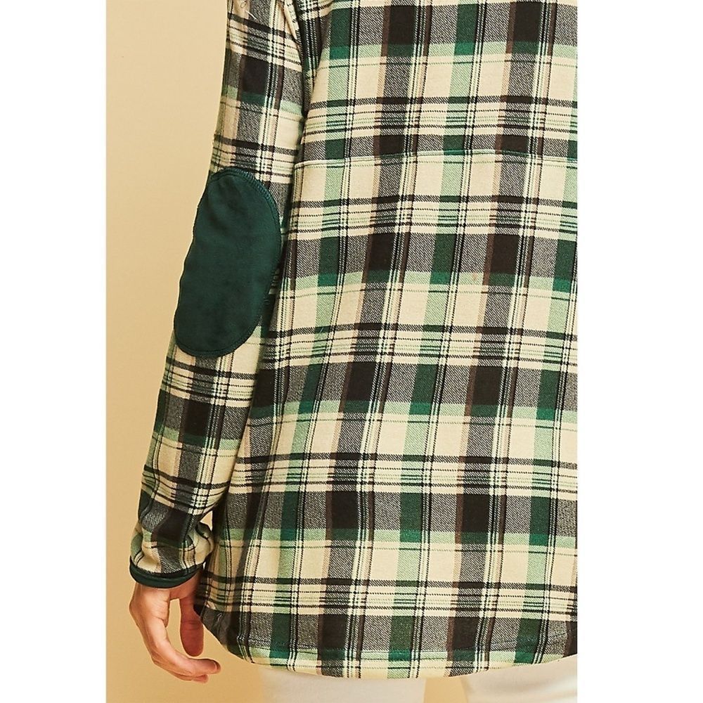 ✿❀ Green Plaid Pullover fleece  ❀✿ - Picture 7 of 8